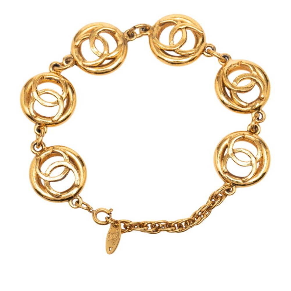 CHANEL Gold Logo Charm Bracelet - Picture 3 of 5
